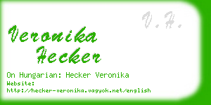 veronika hecker business card